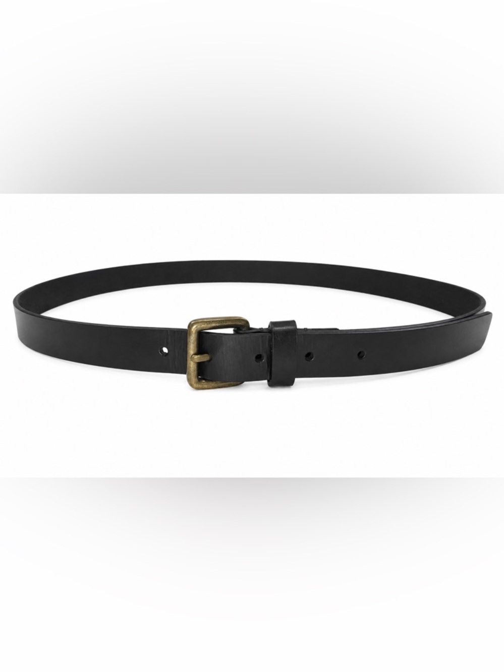 Timberland Genuine Leather Black Belt Antique Brass Buckle Size XL India